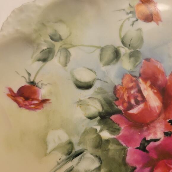 GDA Limoges France Decorative Plate Pre World War 2 Hand Painted Good Condition - Picture 9 of 11